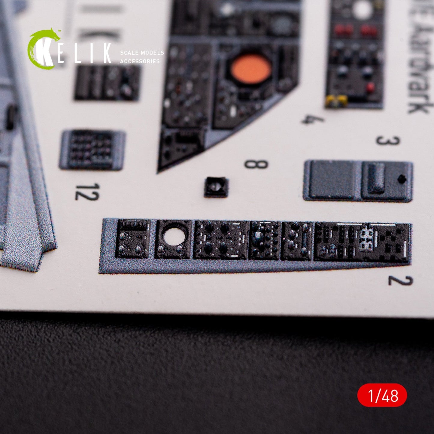 Kelik 1:48 F-111 A/E Aardvark interior 3D decals for HobbyBoss kit Reskit