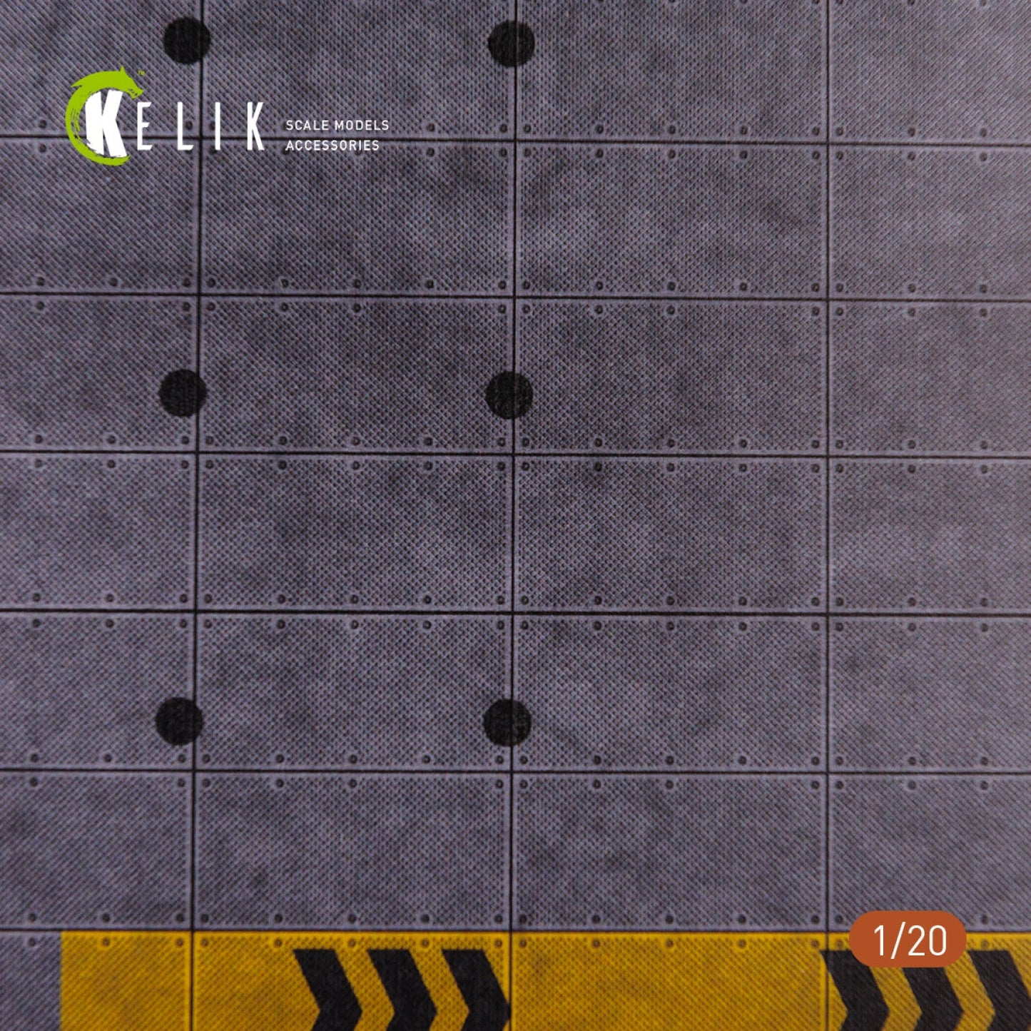Kelik 1:20 F1 Garage Type 1 Base - Acrylic 3 mm (180 x 357 mm) (210 g) Reskit