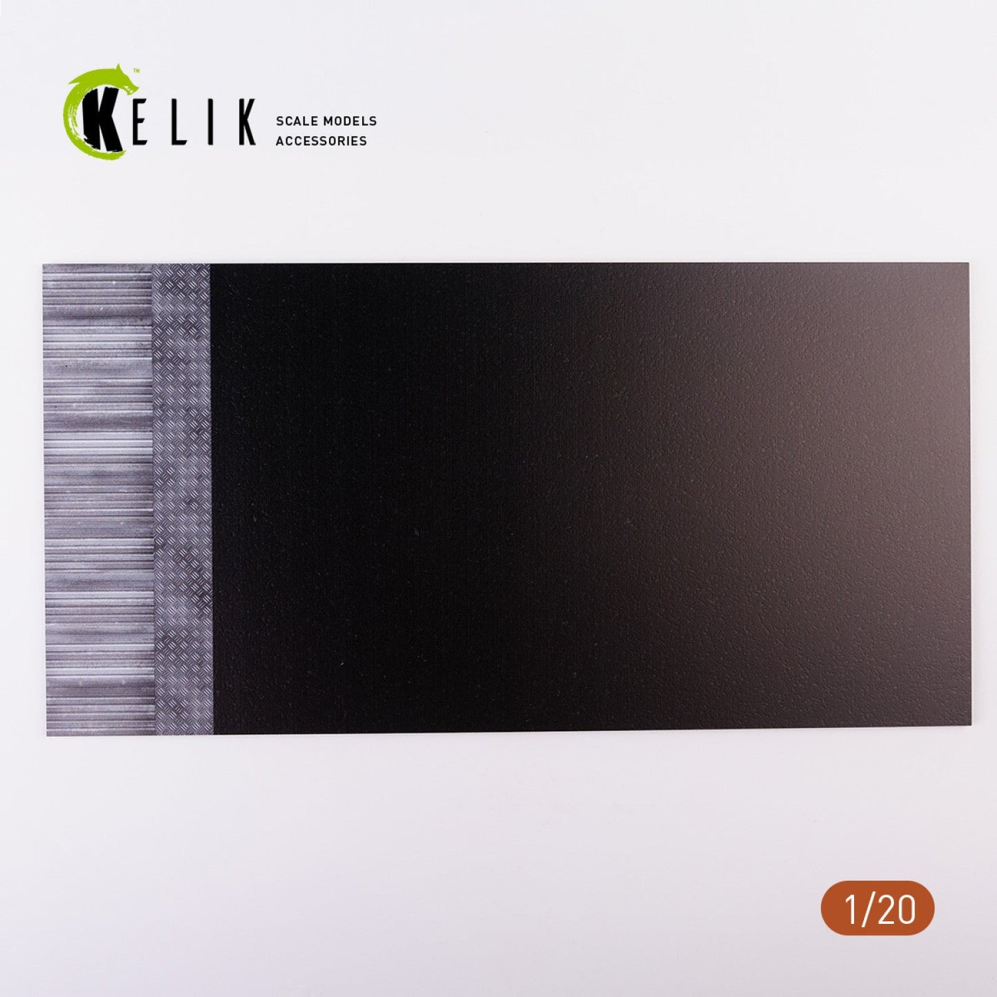 Kelik 1:20 F1 Garage Type 2 Base - Acrylic 3 mm (180 x 357 mm) (210 g) Reskit