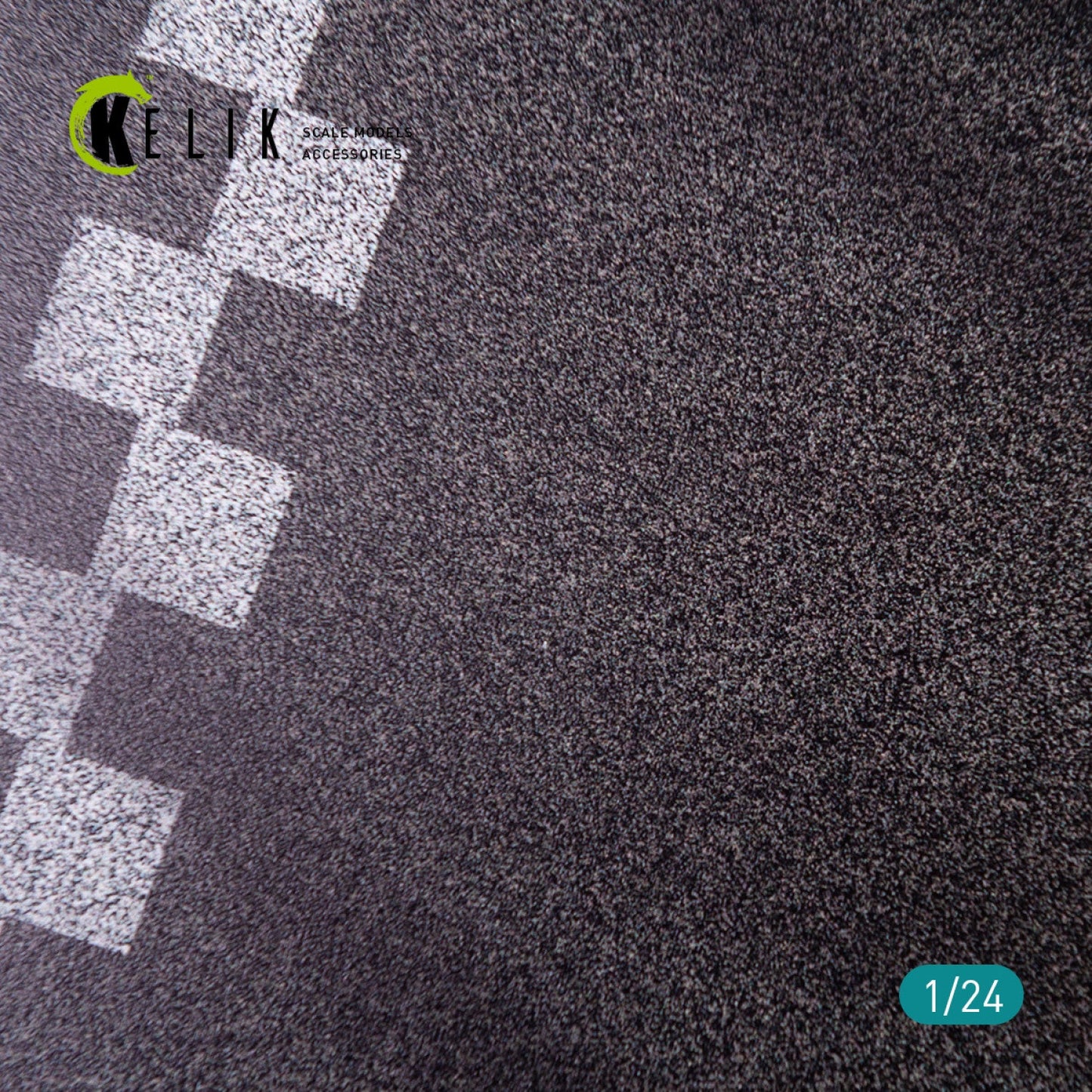 Kelik 1:24 Asphalt road 24 Hours of Le Mans type 1 Base - Acrylic 3 mm (180 x 357 mm) Reskit