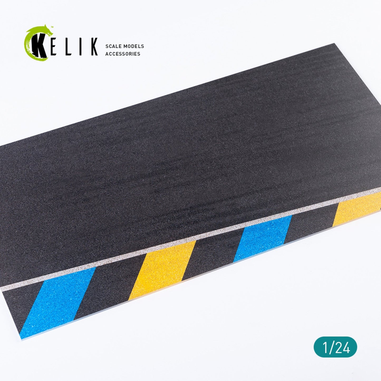 Kelik 1:24 Asphalt road 24 Hours of Le Mans type 2 Base - Acrylic 3 mm (180 x 357 mm) Reskit