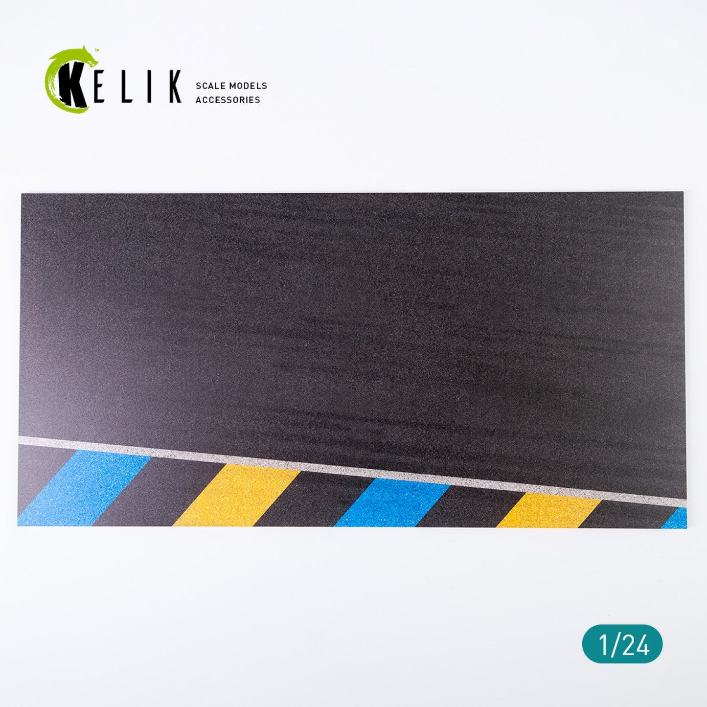 Kelik 1:24 Asphalt road 24 Hours of Le Mans type 2 Base - Acrylic 3 mm (180 x 357 mm) Reskit