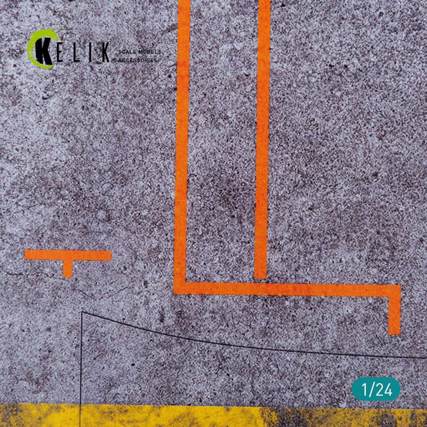 Kelik 1:24 Pitstop 24 Hours of Le Mans type 1 Base - Acrylic 3 mm (180 x 357 mm) (210 g) Reskit