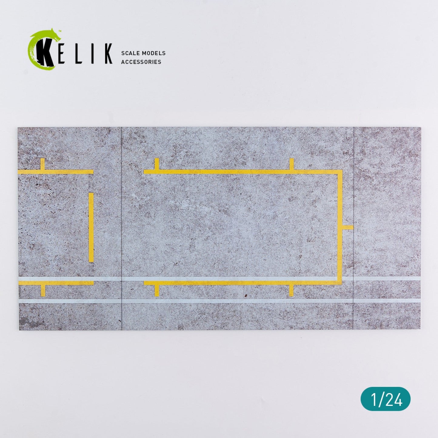 Kelik 1:24 Pitstop 24 Hours of Le Mans type 2 Base - Acrylic 3 mm (180 x 357 mm) (210 g) Reskit