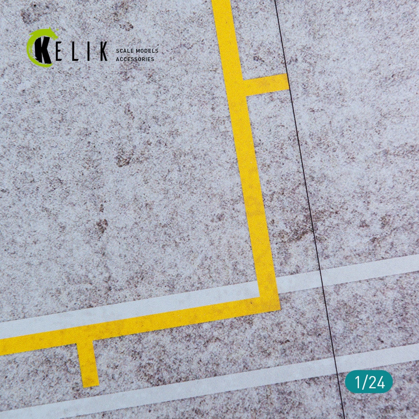 Kelik 1:24 Pitstop 24 Hours of Le Mans type 2 Base - Acrylic 3 mm (180 x 357 mm) (210 g) Reskit