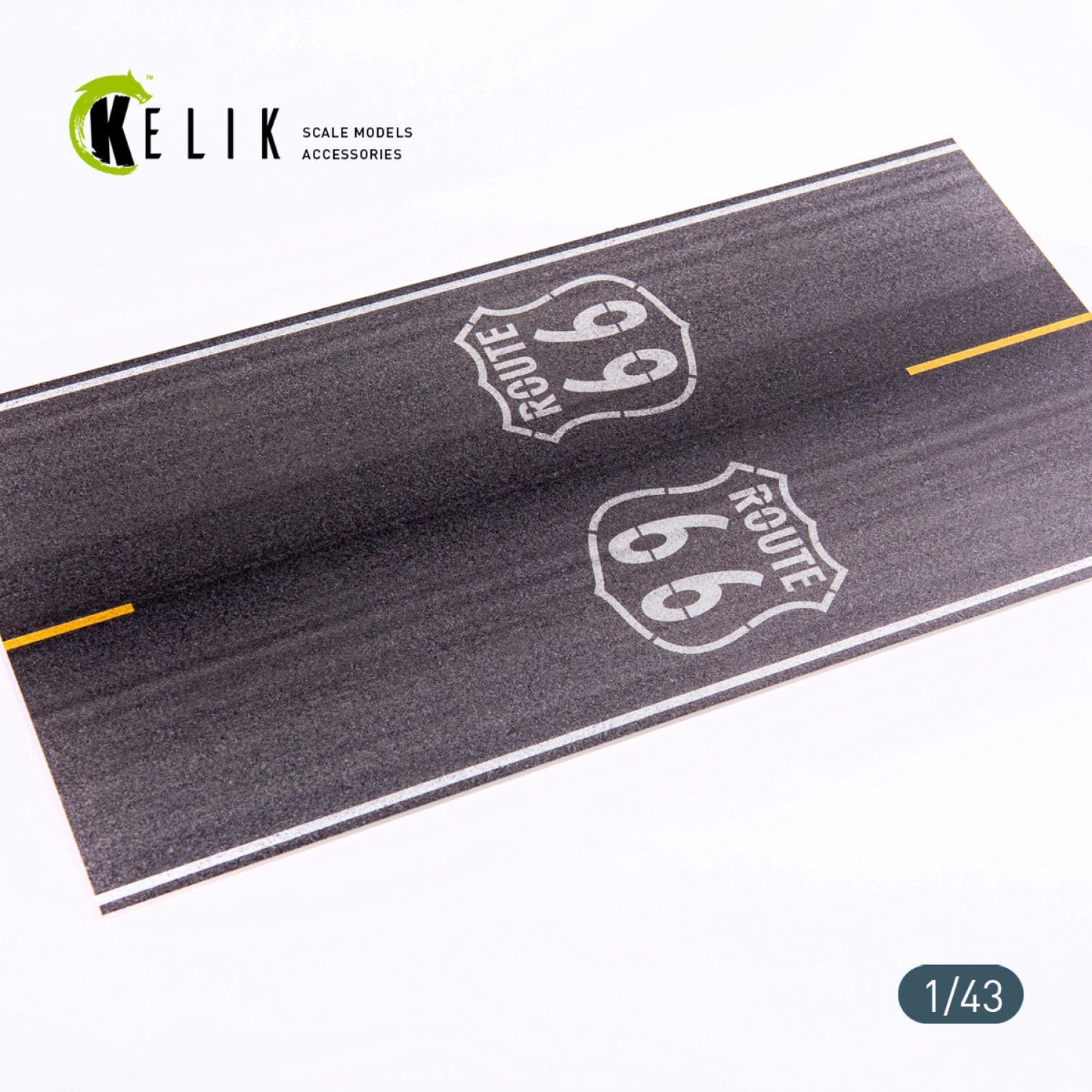 Kelik 1:43 Route 66 - Base - Acrylic 3 mm (180 x 357 mm) (210 g) Reskit