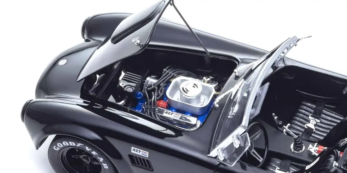 Kyosho 1/18 Shelby Cobra 427 S/C Black Diecast Model Car