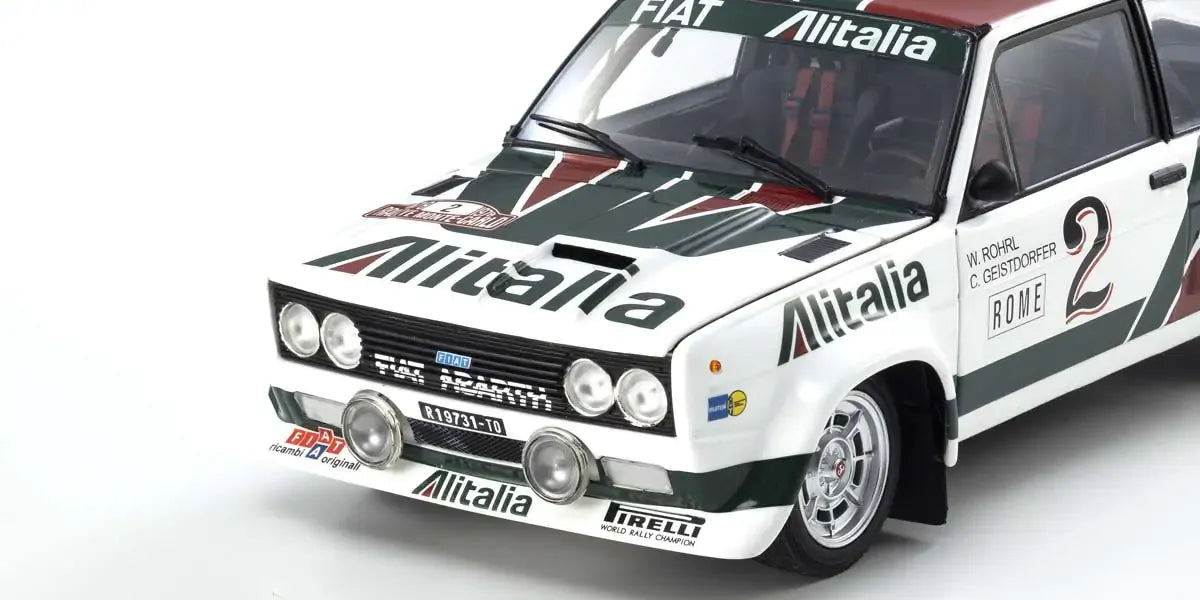 Kyosho 1/18 Fiat 131 Abarth 1978 Monte Carlo Nr. 2 Diecast Model Car