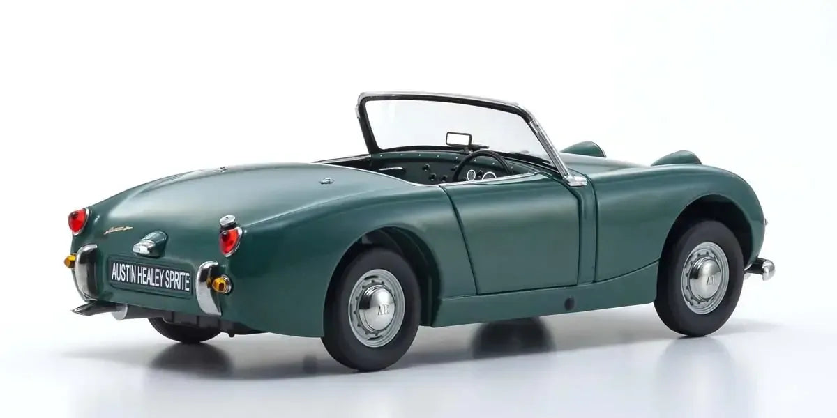 Kyosho 1/18 Austin Healey Sprite Mk-1 Leaf Green Diecast Model Car Kyosho