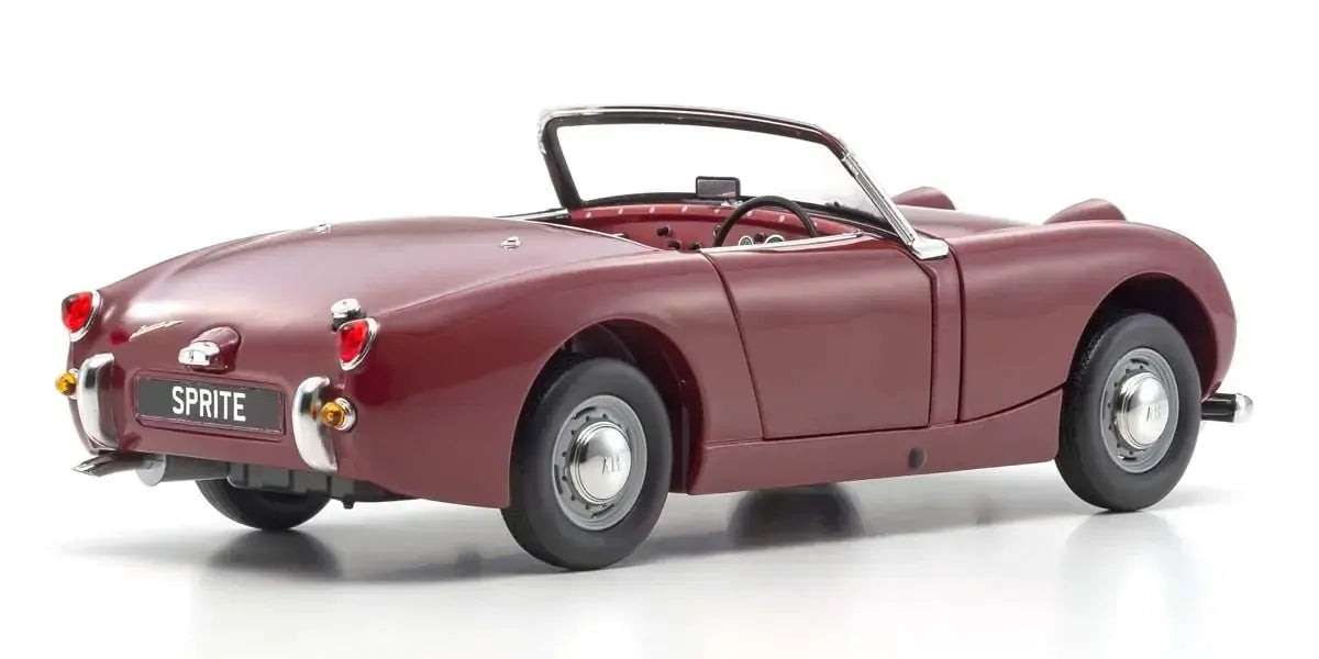 Kyosho 1/18 Austin Healey Sprite Mk-1 Cherry Red Diecast Model Car Kyosho