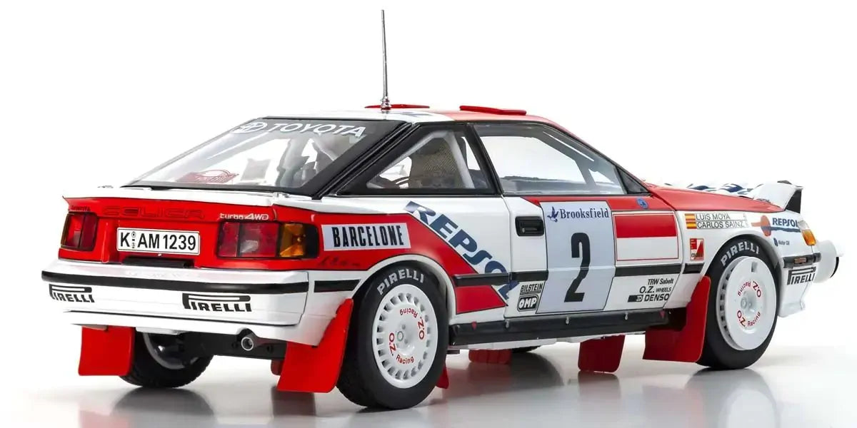 Kyosho 1/18 Toyota CELICA GT-FOUR 1991 Monte-Carlo Nr. 2 Diecast Model Car