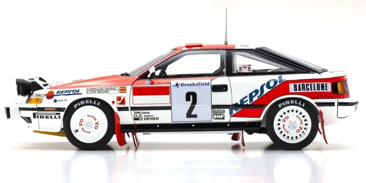 Kyosho 1/18 Toyota CELICA GT-FOUR 1991 Monte-Carlo Nr. 2 Diecast Model Car