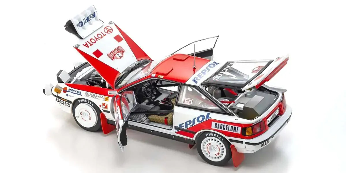 Kyosho 1/18 Toyota CELICA GT-FOUR 1991 Monte-Carlo Nr. 2 Diecast Model Car