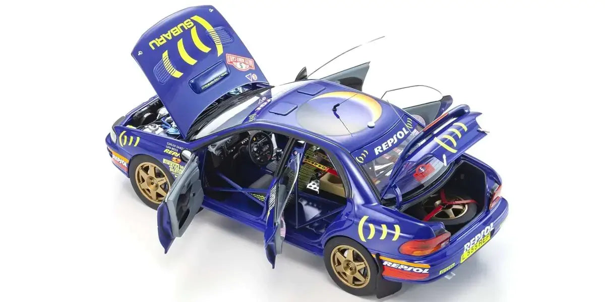 Kyosho 1/18 Subaru Impreza 1995 Monte-Carlo Nr. 5 Diecast Model Car