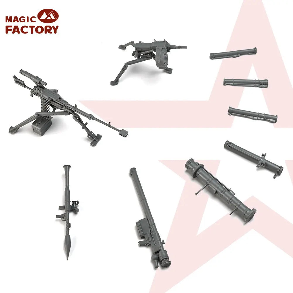 Magic Factory 1/35 Russian Infantry Support Weapons Set Plastic Model Kit Magic Factory
