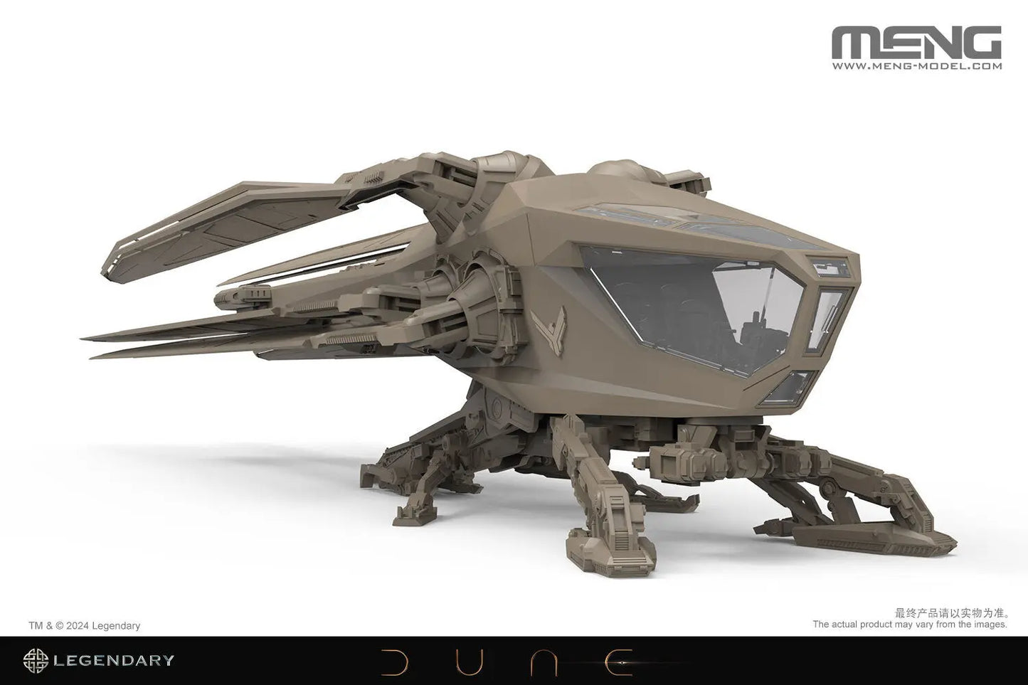 Meng 1/72 Dune Atreides Ornithopter Plastic Model Kit Meng