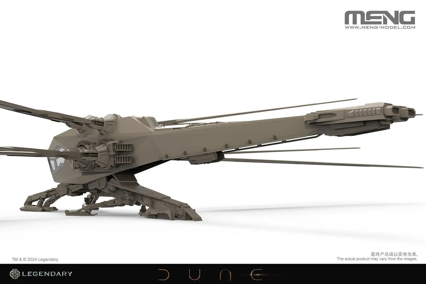 Meng 1/72 Dune Atreides Ornithopter Plastic Model Kit Meng