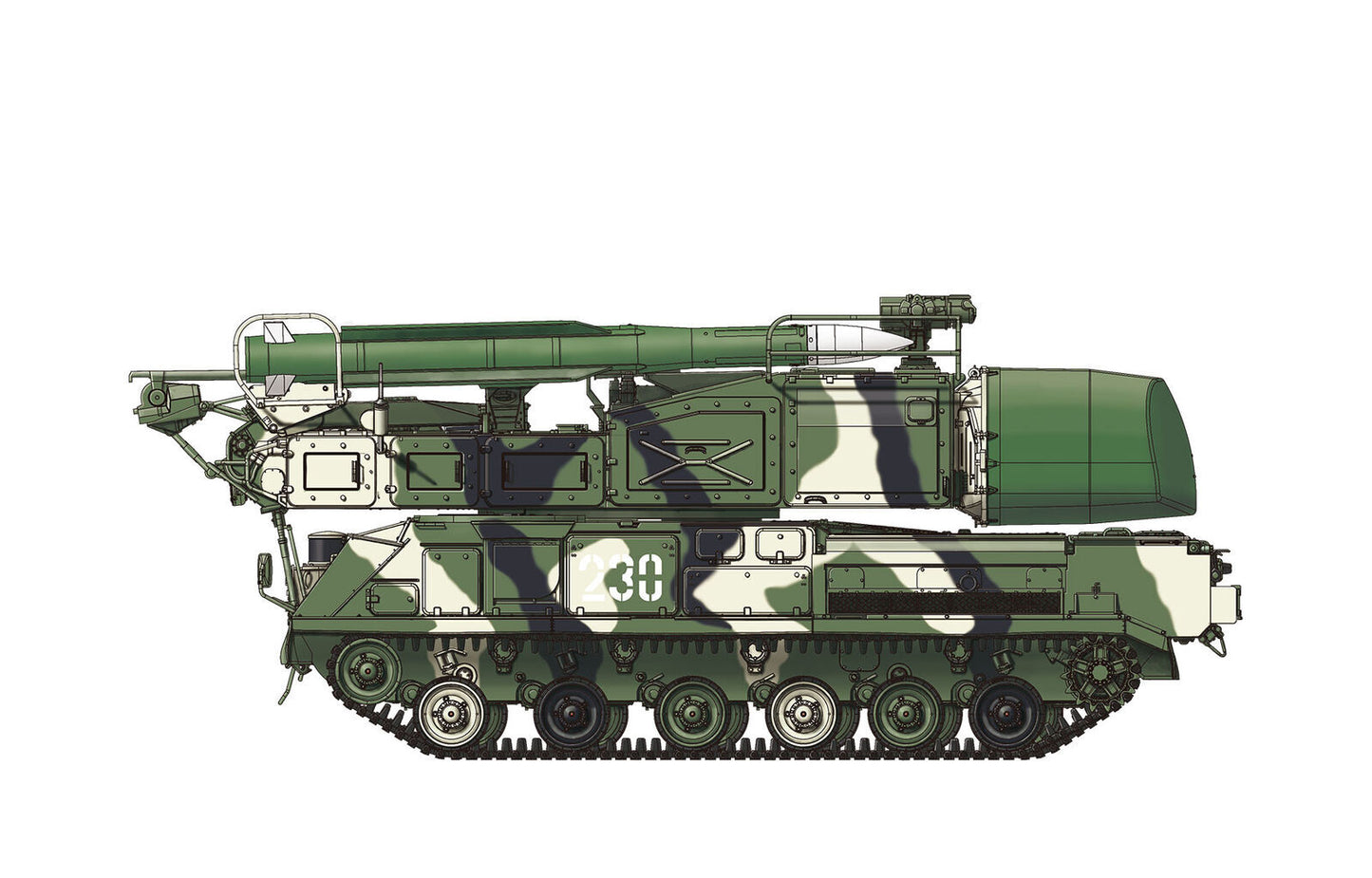 Meng 1/35 Russian 9K37M1 BUK Plastic Model Kit