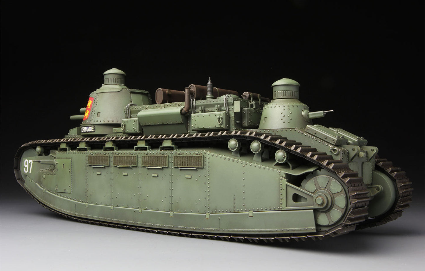 Meng 1/35 French Super Heavy Tank Char 2C Plastic Model Kit Meng