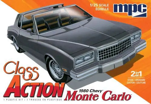 MPC 1/25 1980 Chevy Monte Carlo "Class Action" 2T Plastic Model Kit - Franklin Hobbies Ltd