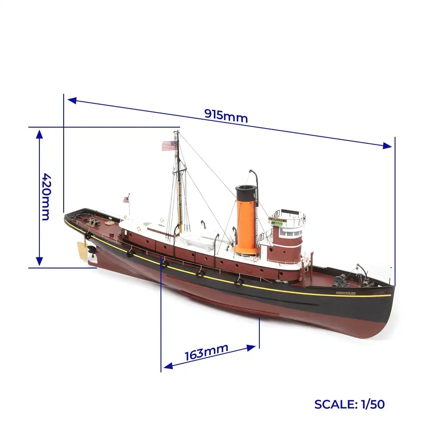 OcCre 1/50 Hercules Tugboat RC Model Kit Occre