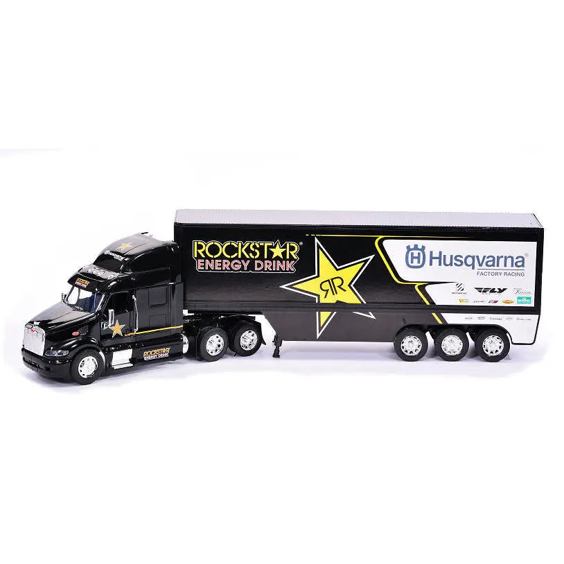 NewRay 1/32 Rockstar Energy Husqvarna Factory Racing Peterbilt Truck NewRay