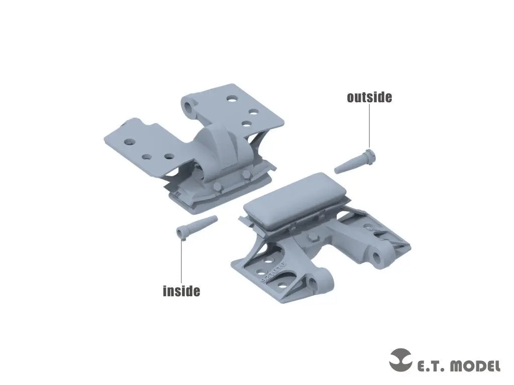 E.T. Model 1/35 WWII German Sd.Kfz.9 18t FAMO Sagged front wheels and Workable Track E.T. Model