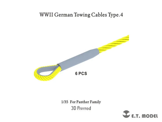 E.T. Model 1/35 WWII German Towing Cables Type.4 E.T. Model