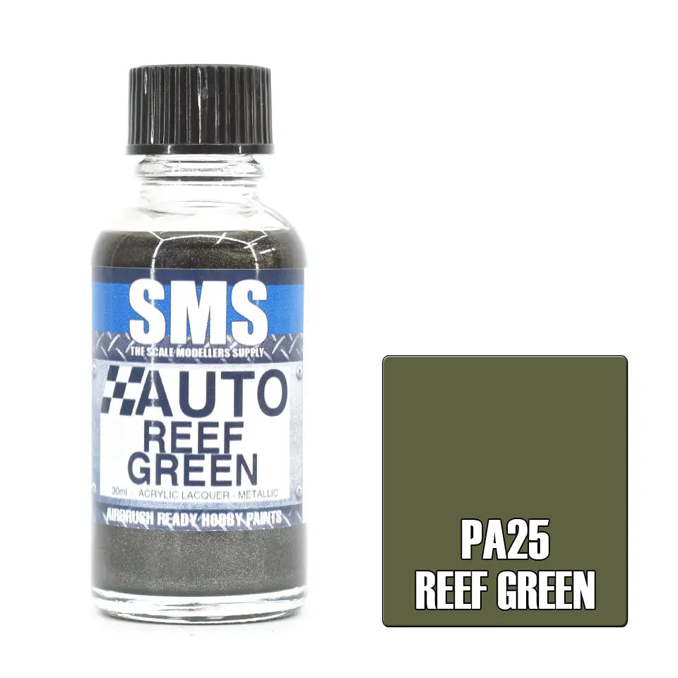 SMS Auto Colour REEF GREEN 30ml The Scale Modellers Supply