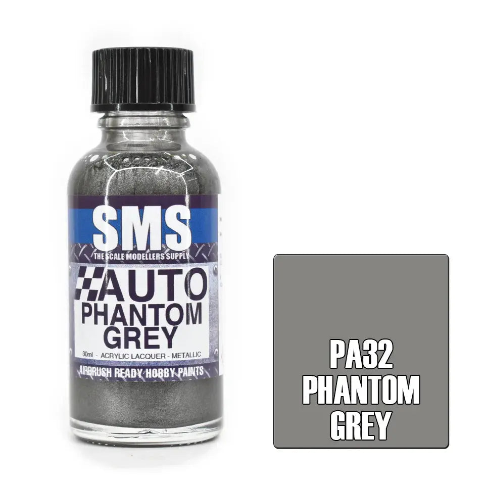 SMS Auto Colour PHANTOM GREY 30ml The Scale Modellers Supply