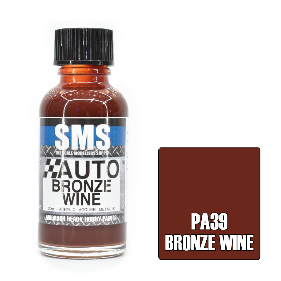 SMS Auto Colour BRONZE WINE 30ml The Scale Modellers Supply