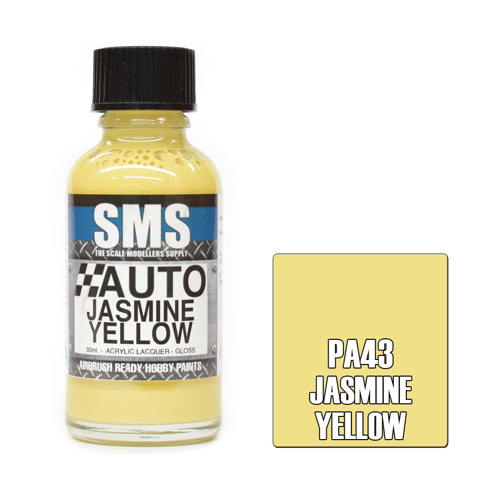 SMS Auto Colour JASMINE YELLOW 30ml The Scale Modellers Supply