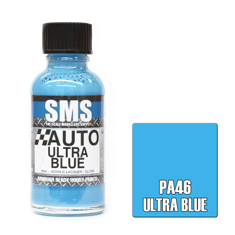 SMS Auto Colour ULTRA BLUE 30ml The Scale Modellers Supply