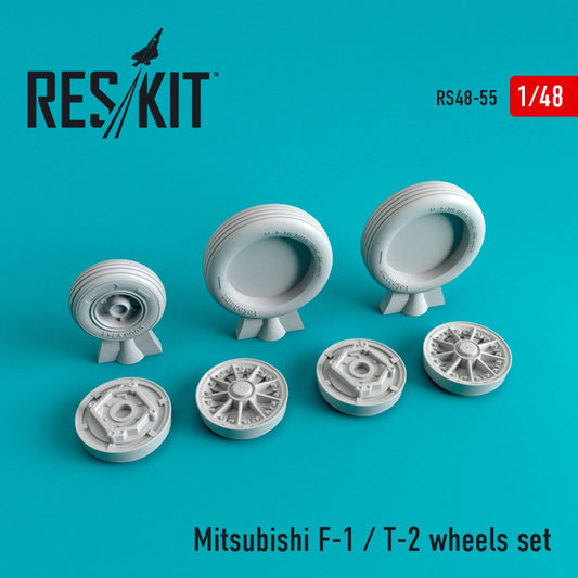 ResKit 1/48 JASDF Mitsubishi F-1/T-2 wheels set Reskit