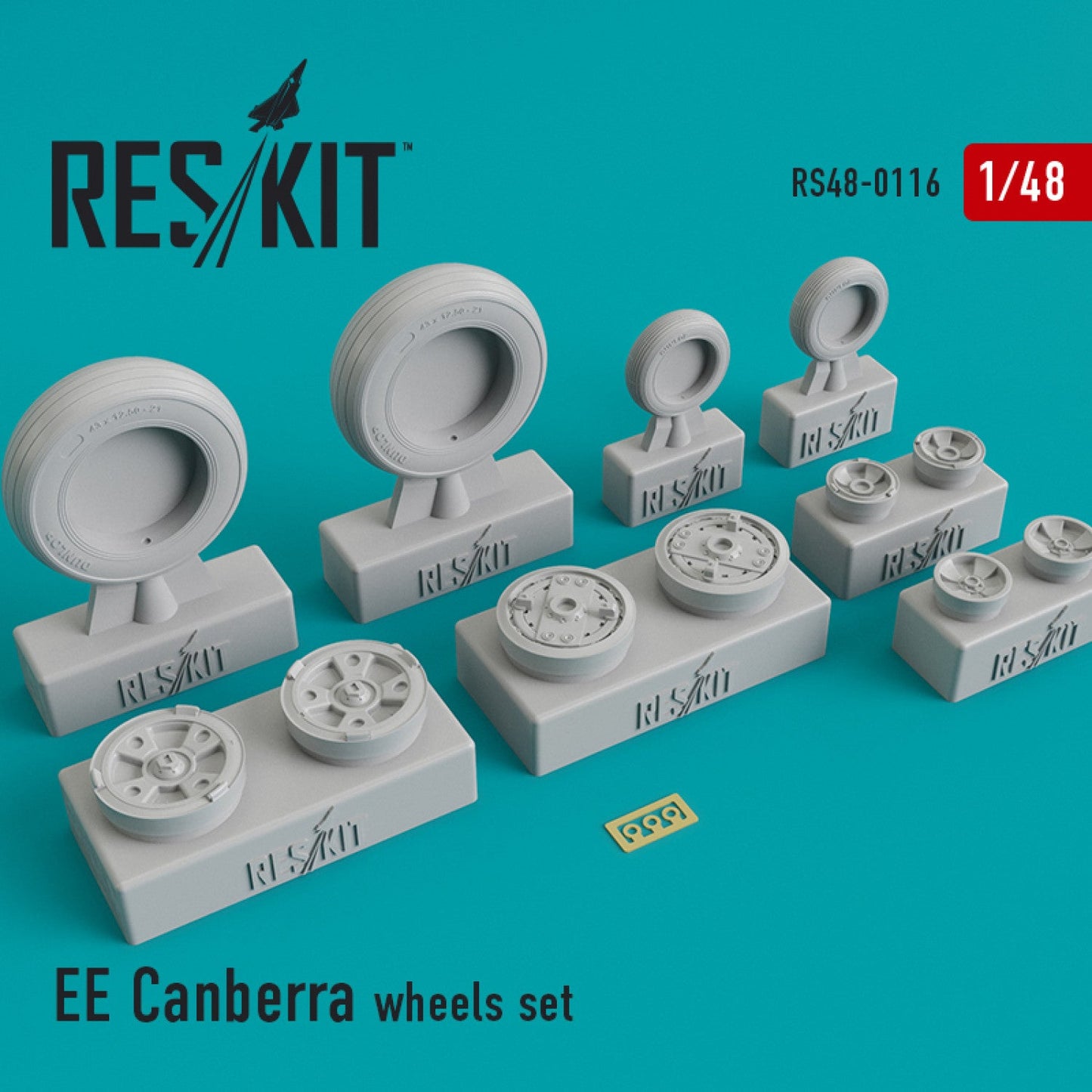 ResKit 1:48 EE Canberra wheels set Reskit