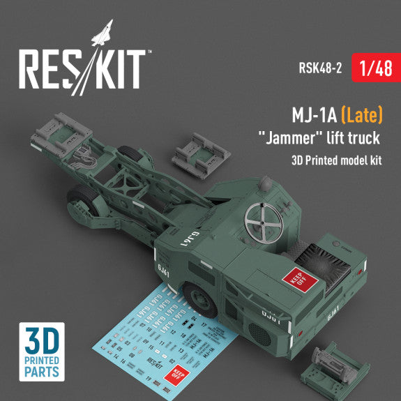 ResKit 1:48 MJ-1A (Late) "Jammer" lift truck (3D Printed model kit) Reskit