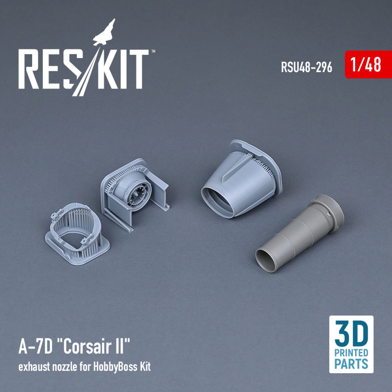 ResKit 1:48 A-7D "Corsair II" exhaust nozzle for HobbyBoss kit Reskit
