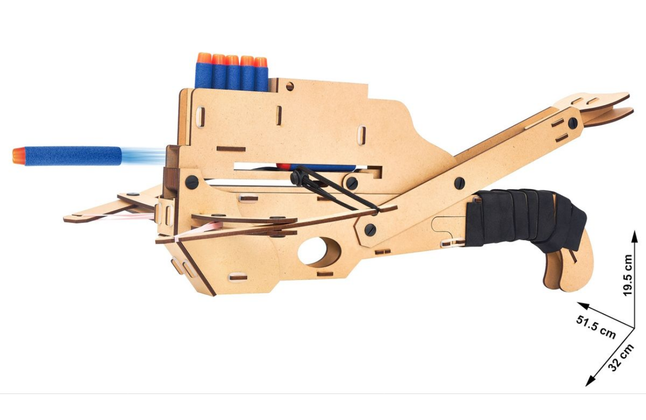 Cubic Fun National Geographic 3D Puzzle Dart-Firing Repeating Crossbow Cubic Fun