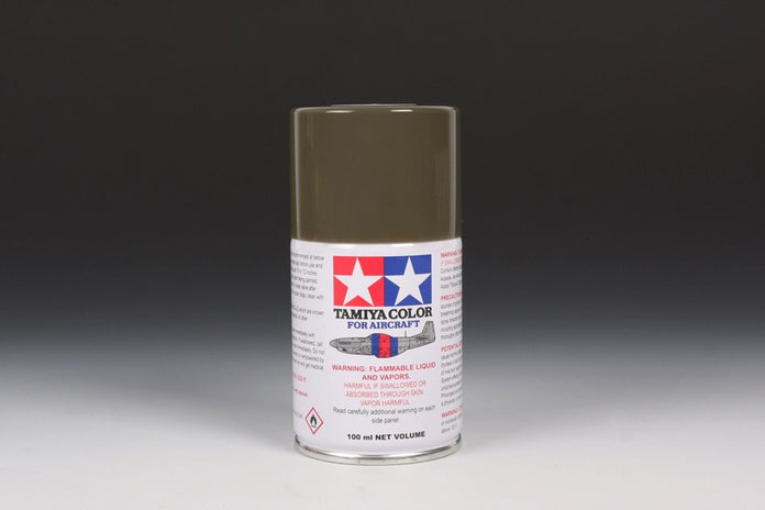 Tamiya Color Spray Paint for Aircraft AS-6 Olive Drab (USAAF WWII) Tamiya