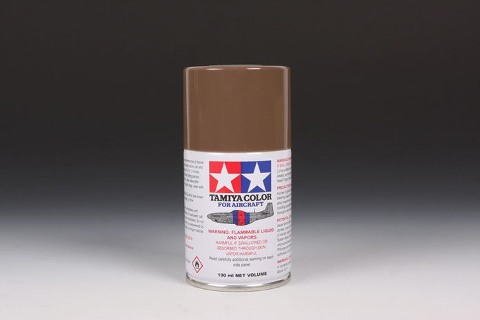 Tamiya Color Spray Paint for Aircraft AS-22 Dark Earth (RAF) Tamiya