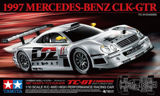 Tamiya 1/10 R/C 1997 Mercedes-Benz CLK-GTR TC-01 Kit (EXCL ESC) Tamiya