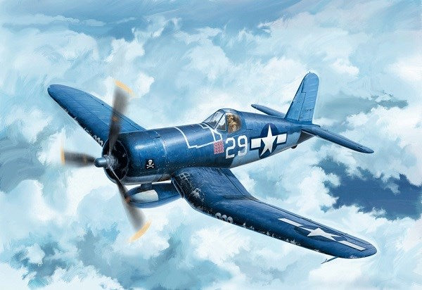 Tamiya 1:72 Vought F4U-1A Corsair Plastic Model Kit Tamiya