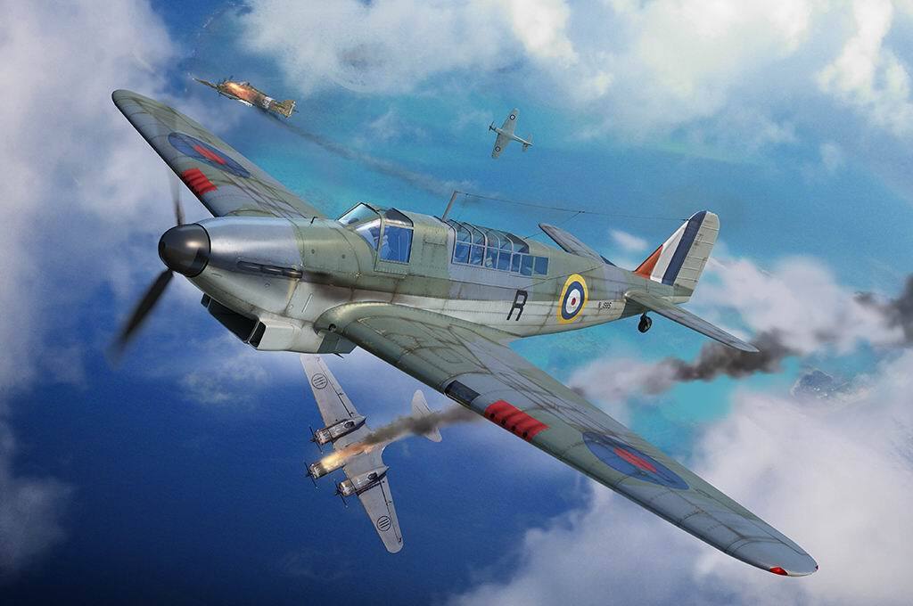 Trumpeter 1/48 Fairey Fulmar MK.II Plastic Model Kit Trumpeter