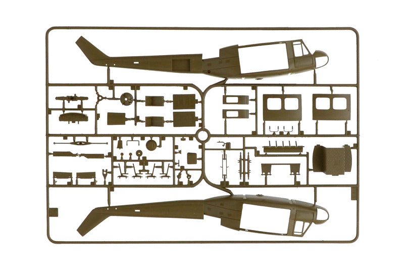 Italeri 1/48 UH - 1D Iroquois with RNZAF Decals Plastic Model Kit Italeri