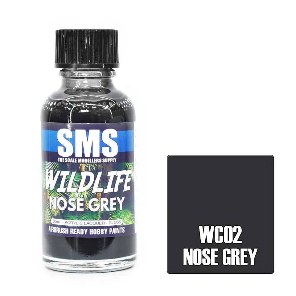 SMS Wildlife Colour NOSE GREY 30ml The Scale Modellers Supply