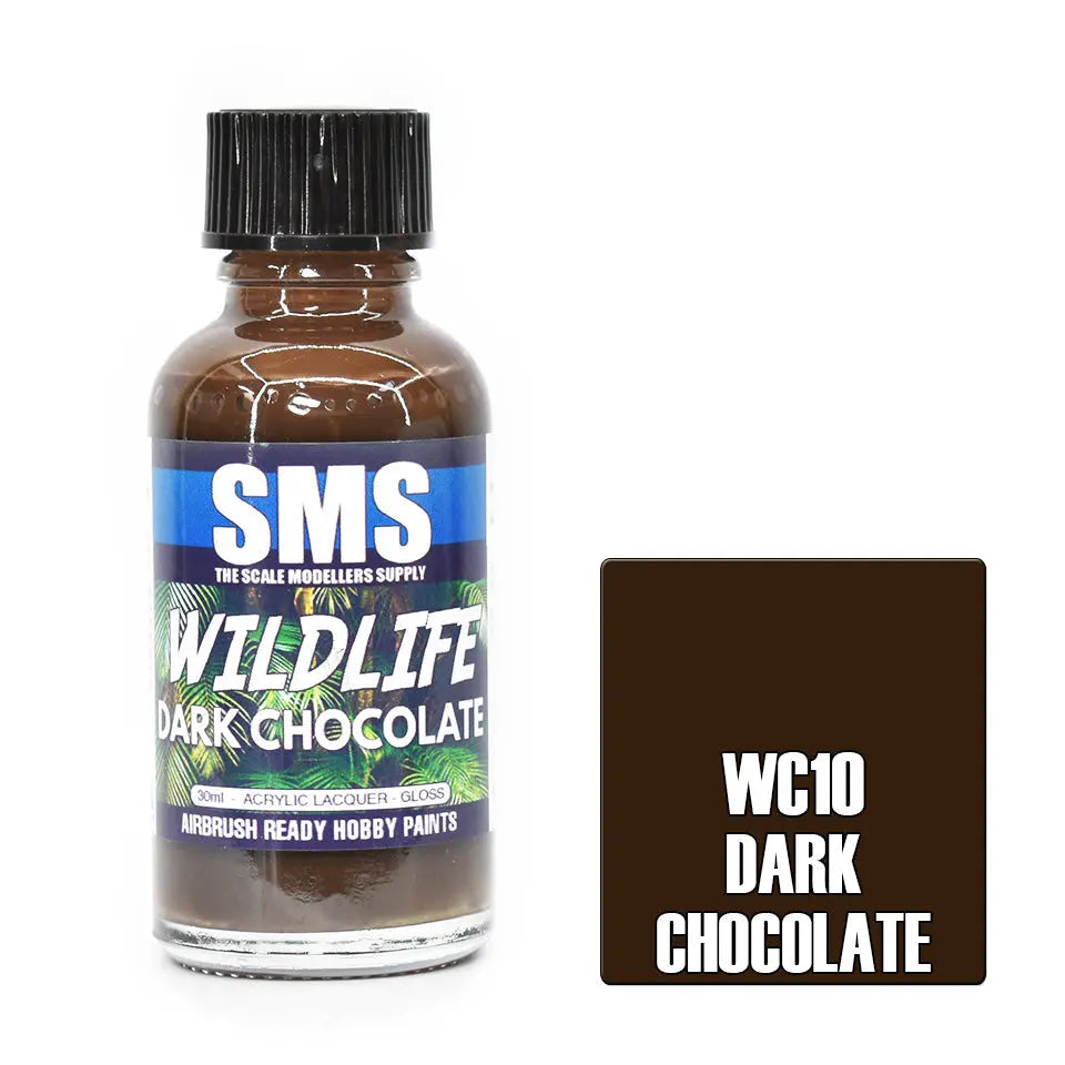 SMS Wildlife Colour DARK CHOCOLATE 30ml The Scale Modellers Supply