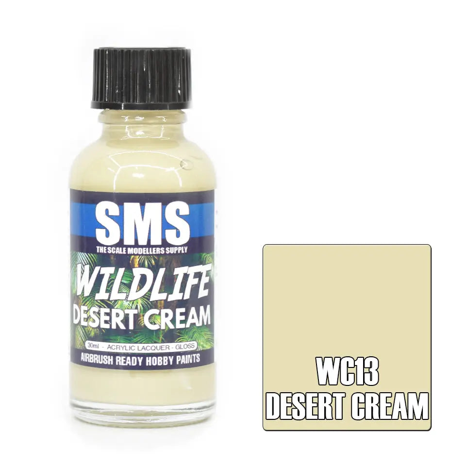 SMS Wildlife Colour DESERT CREAM 30ml The Scale Modellers Supply