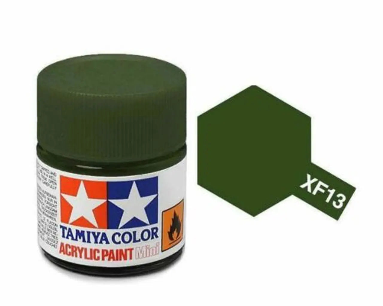 Tamiya Color Acrylic Paint XF-13 J.A. Green 10ml Tamiya