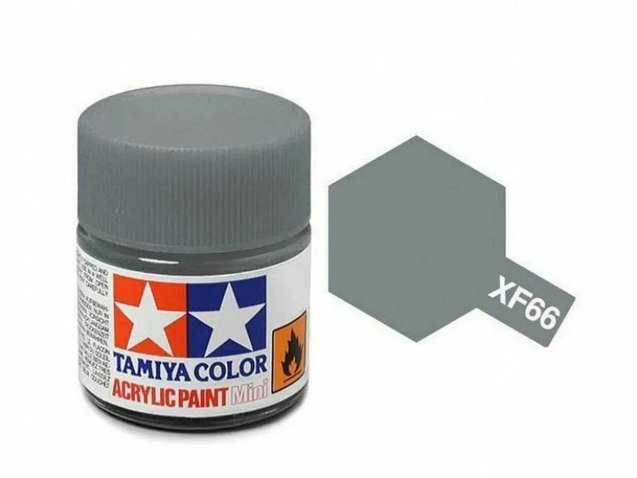 Tamiya Color Acrylic Paint XF-66 Light Grey 10ml Tamiya