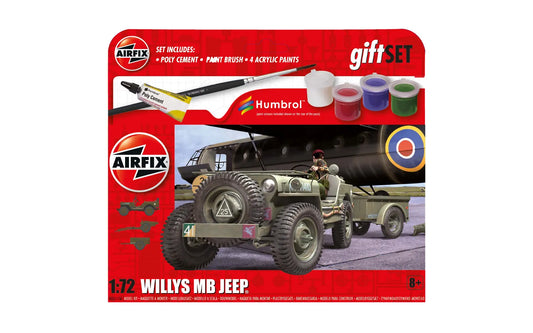 Airfix 1/72 Willys MB Jeep Gift Set